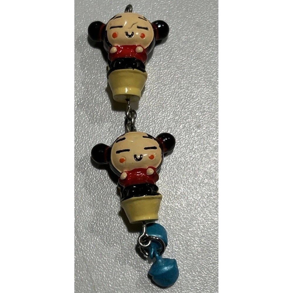 Pucca Danglers Charms Jingle Bells Cell Phone Charm Korean Animation Y2K